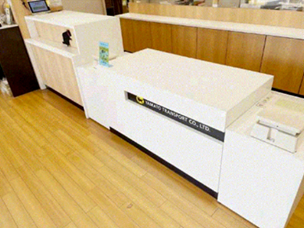 Low counters that can be easily accessible for wheelchair users